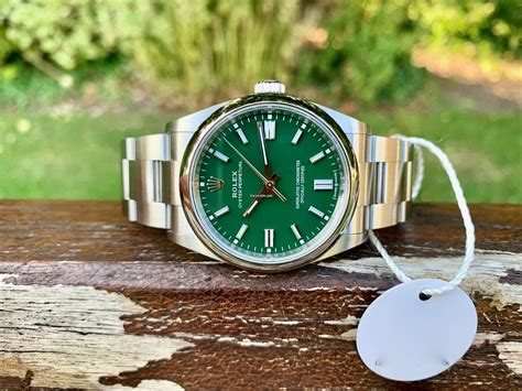 pre owned rolex oyster perpetual green|rolex oyster perpetual used price.